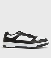 New Look Black Contrast Panel Chunky Trainers